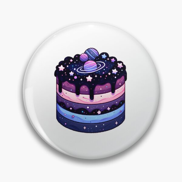 Item preview, Cosmic Celebration Layered Galaxy Cake designed and sold by UmbrellaStudio1.