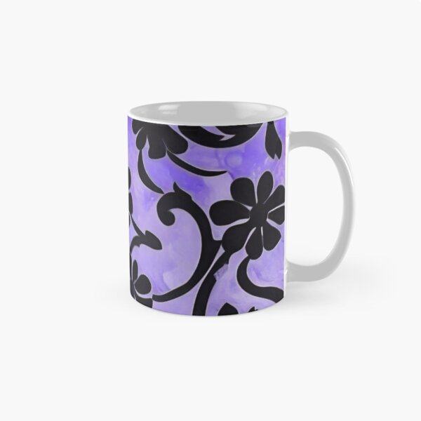 Item preview, Floral Violet Batik Pattern 2 - Flowing Purple Flowers designed and sold by HausKatz.