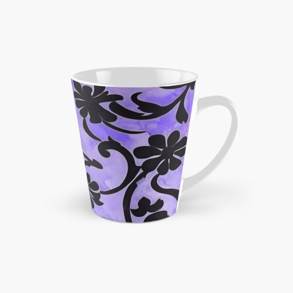 Item preview, Floral Violet Batik Pattern 2 - Flowing Purple Flowers designed and sold by HausKatz.