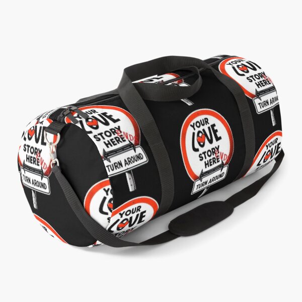 Item preview, LOVE STORY ENDS HERE TURN AROUND -  VALENTINE'S SINGLE ROAD SIGN designed and sold by justyna-s28.