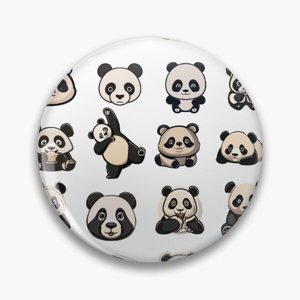 Item preview, Pandas Being Silly designed and sold by emiliapapaya.