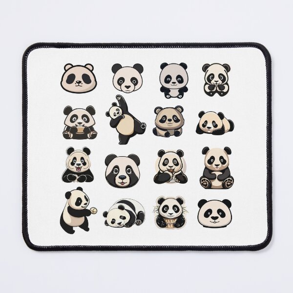Item preview, Pandas Being Silly designed and sold by emiliapapaya.