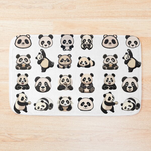 Item preview, Pandas Being Silly designed and sold by emiliapapaya.