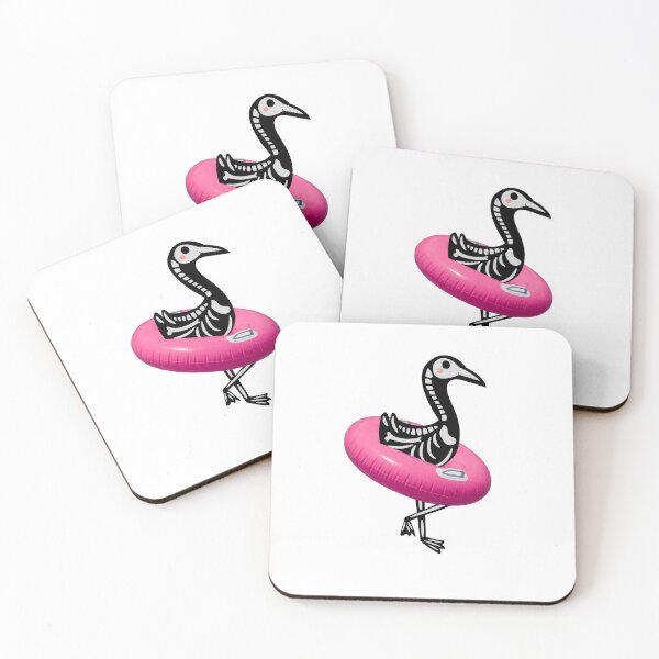 Item preview, Flamingo with pink Float designed and sold by MoerikaStyle.