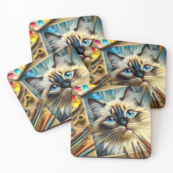Item preview, Birman Aesthetics: Artistic Fusion designed and sold by BastKittyStore.