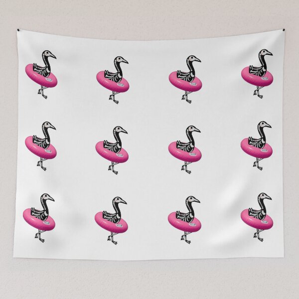 Item preview, Flamingo with pink Float designed and sold by MoerikaStyle.