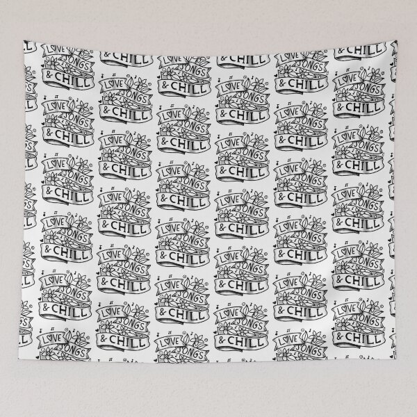 Item preview, Flash Tattoo Love songs and chill designed and sold by jazzydevil.