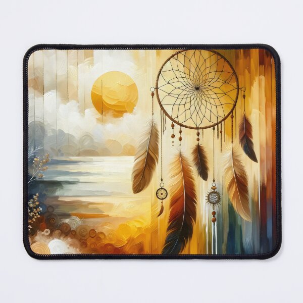 Item preview, Enchanting Boho Dreamcatcher Art Spiritual Serenity Decor designed and sold by ElLocoMus.