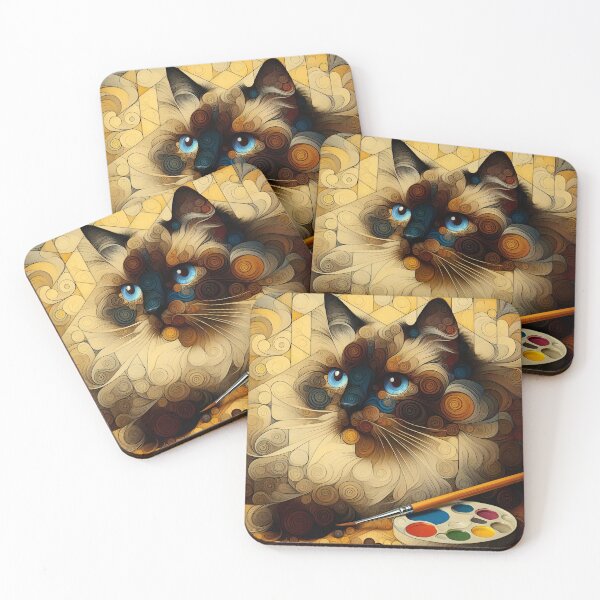 Item preview, Artistic Birmans in Constructivist Harmony designed and sold by BastKittyStore.