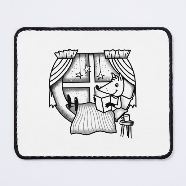 Item preview, Flash Tattoo Fox in the window reading a book designed and sold by jazzydevil.