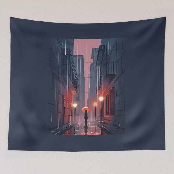 Item preview, Rainy Street designed and sold by PaxtonProjects.