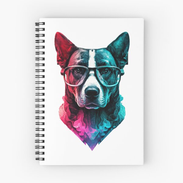 Item preview, Geek dog colorful painting designed and sold by GeekWardrobe.