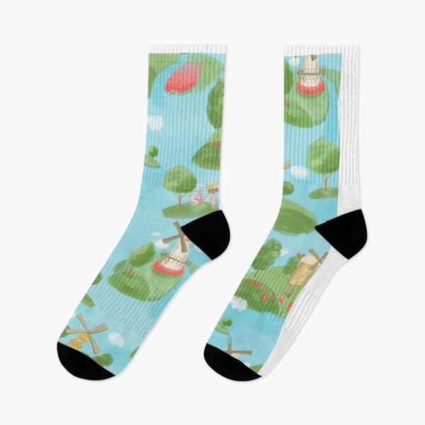 Item preview, Windmills and Tulips Netherland designed and sold by eloulamb.