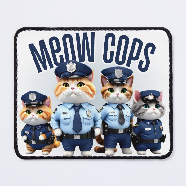 Item preview, Meow Cops, Police Cats designed and sold by totoya.