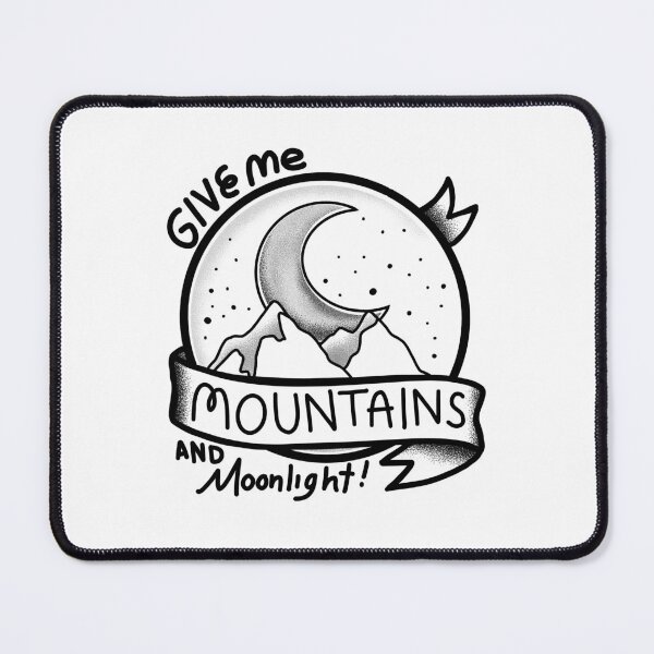 Item preview, Flash Tattoo Give me mountains and moonlight designed and sold by jazzydevil.