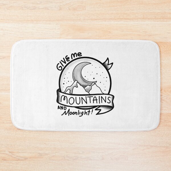 Item preview, Flash Tattoo Give me mountains and moonlight designed and sold by jazzydevil.