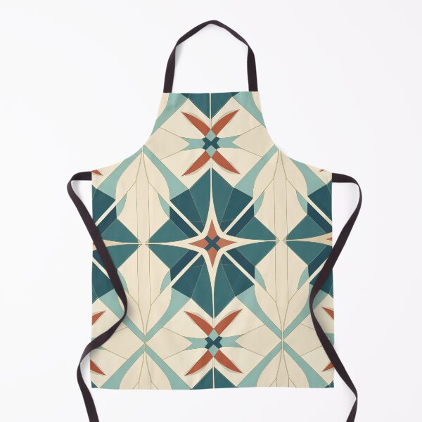 Artikelvorschau, Grafisches Retro-Kaleidoskop: Symmetrische Formen in einer Farbpalette entworfen und verkauft von Piotrek0001.