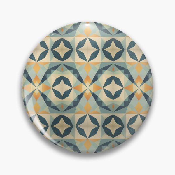 Item preview, Graphic Retro Kaleidoscope: Symmetrical Shapes in a Color Palette designed and sold by Piotrek0001.