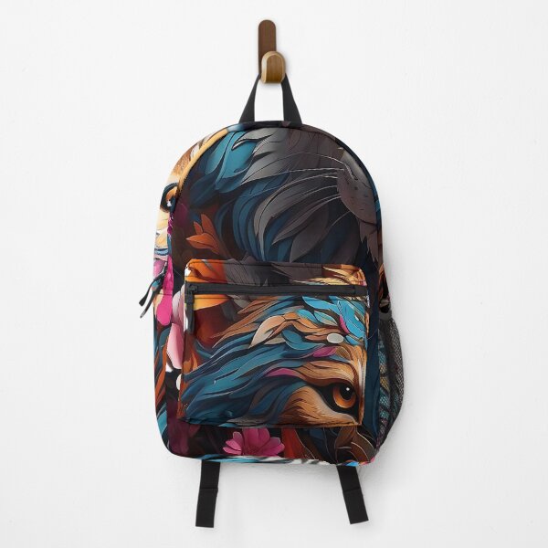 Item preview, Wolf Floral Embrace of the Mystical Wilderness designed and sold by ArtComixHaven.