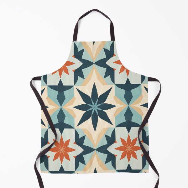 Artikelvorschau, Grafisches Retro-Kaleidoskop: Symmetrische Formen in einer Farbpalette entworfen und verkauft von Piotrek0001.
