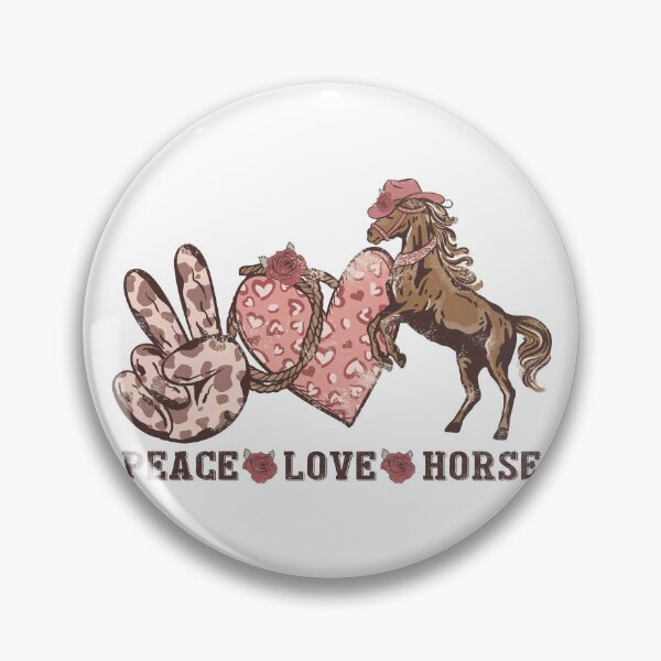Item preview, Peace Love Horse valentine day designed and sold by LGMmugsdesign.