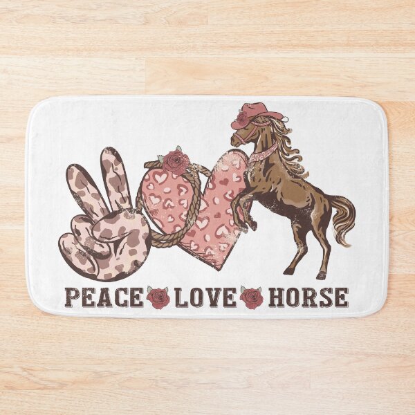 Item preview, Peace Love Horse valentine day designed and sold by LGMmugsdesign.