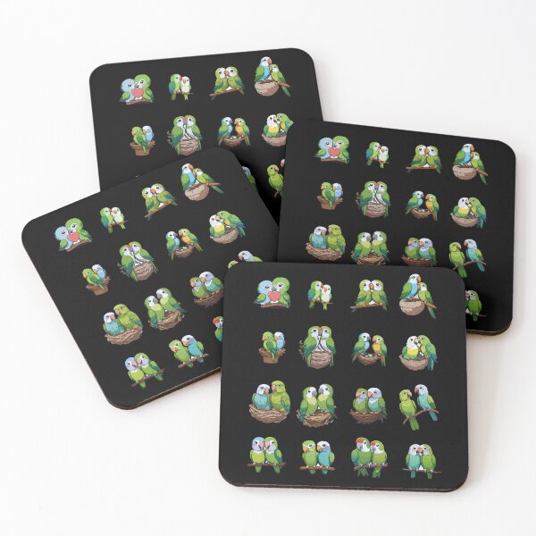 Item preview, Quaker Parrot Packs, Sticker Packs designed and sold by saloui.