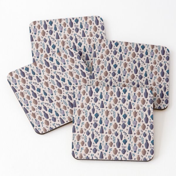 Item preview, Floral Vases Pattern designed and sold by emiliapapaya.