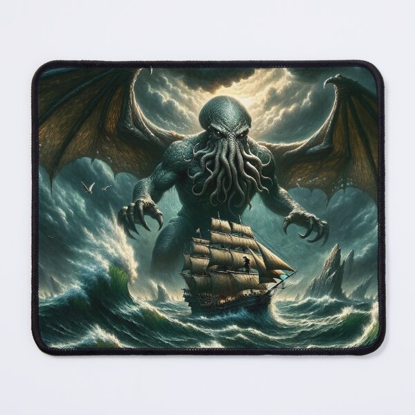 Item preview, Cthulhu Attacks Painting designed and sold by digital-savant.