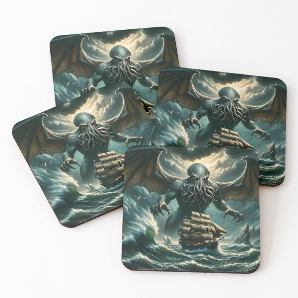 Item preview, Cthulhu Attacks Painting designed and sold by digital-savant.