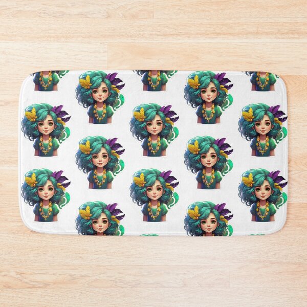 Item preview, Mardi Gras Cute Girl designed and sold by Krieghorn.