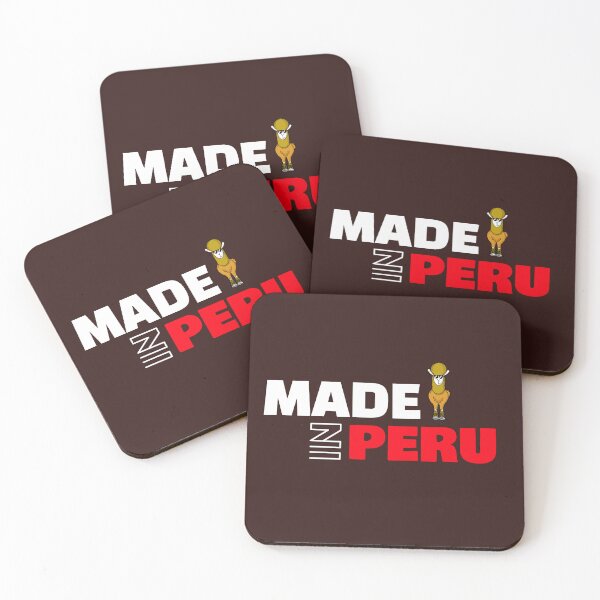 Item preview, Peruvian Pride: Minimalist 'Made in Peru' Design with Llama designed and sold by Tecnofa.
