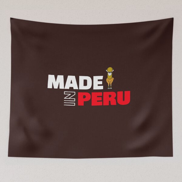 Item preview, Peruvian Pride: Minimalist 'Made in Peru' Design with Llama designed and sold by Tecnofa.