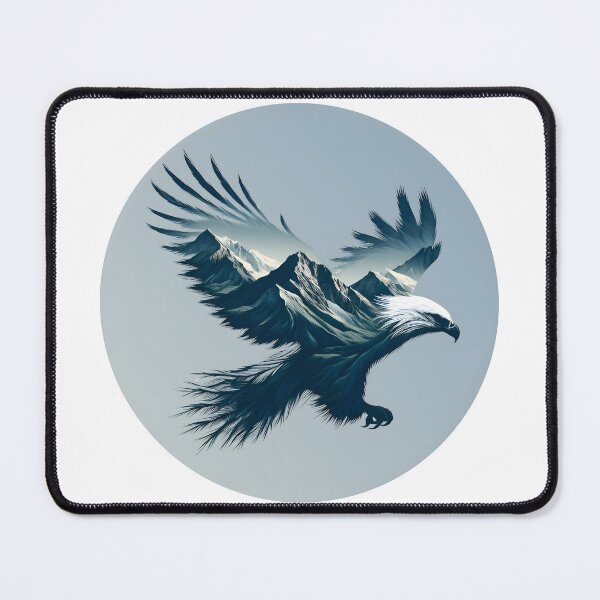 Item preview, Eagle - mountains and forests designed and sold by Channel1Design.
