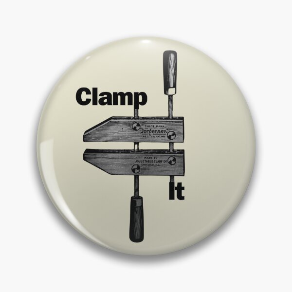 Item preview, "Clamp It" Art with Parallel-Jaw hand-screw Clamp designed and sold by Woodcraftee.