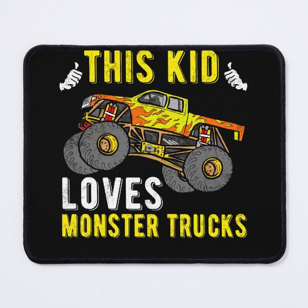 Item preview, This Kid Loves Monster Trucks Lover Kids Gifts Boys & Girls designed and sold by MobyStickers.