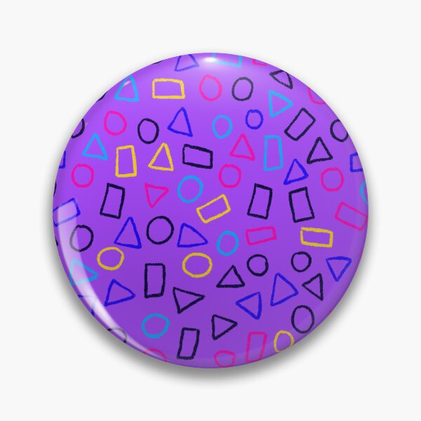 Item preview, Funky Colorful Vaporwave Shapes designed and sold by skybluekitty.