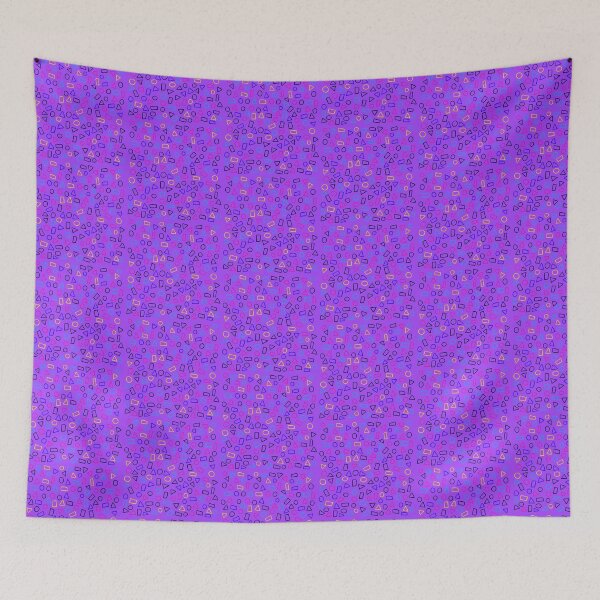 Item preview, Funky Colorful Vaporwave Shapes designed and sold by skybluekitty.