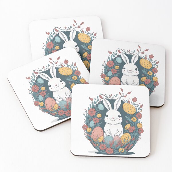 Item preview, Cute Easter Bunny In Basket designed and sold by FerociousHorse.