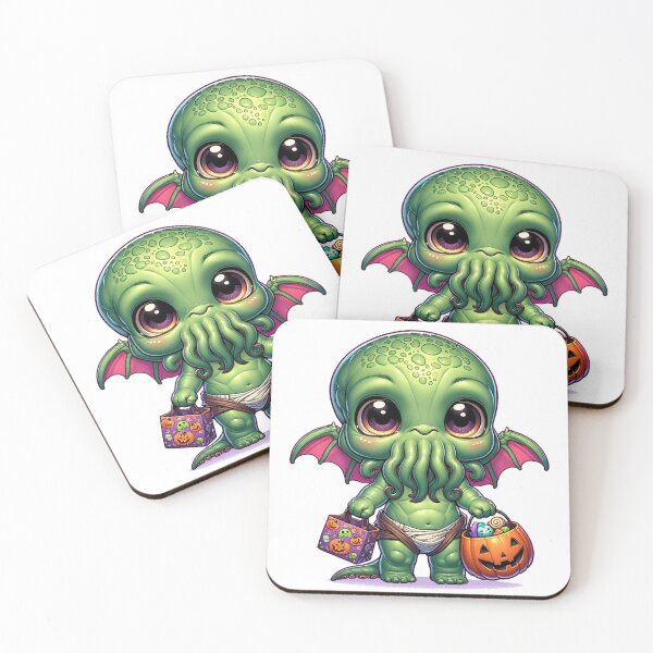 Item preview, Baby Cthulhu Halloween Illustration designed and sold by digital-savant.