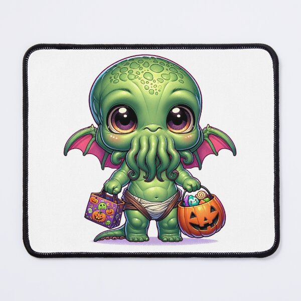 Item preview, Baby Cthulhu Halloween Illustration designed and sold by digital-savant.