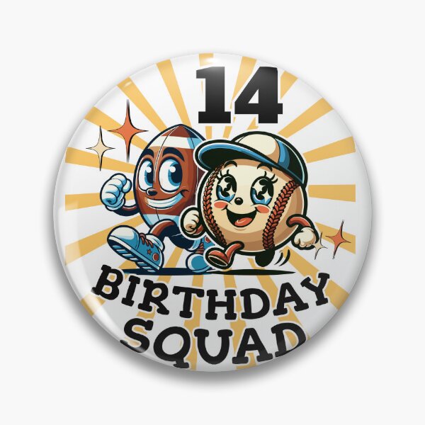Item preview, Coolest Birthday Squad for 14 year old boy designed and sold by wanasak.