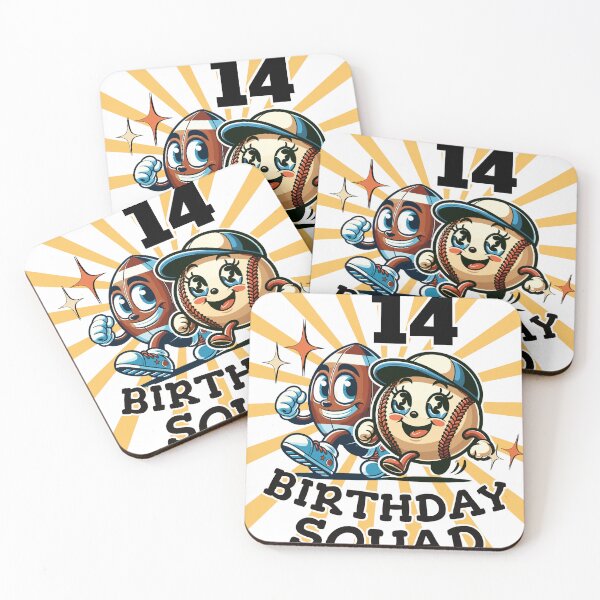 Item preview, Coolest Birthday Squad for 14 year old boy designed and sold by wanasak.