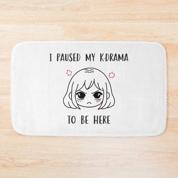 Item preview, I paused my k-drama to be here k-drama sticker designed and sold by My Favorite Store.