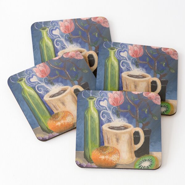 Item preview, A lovely steaming cup of coffee designed and sold by mazarte.