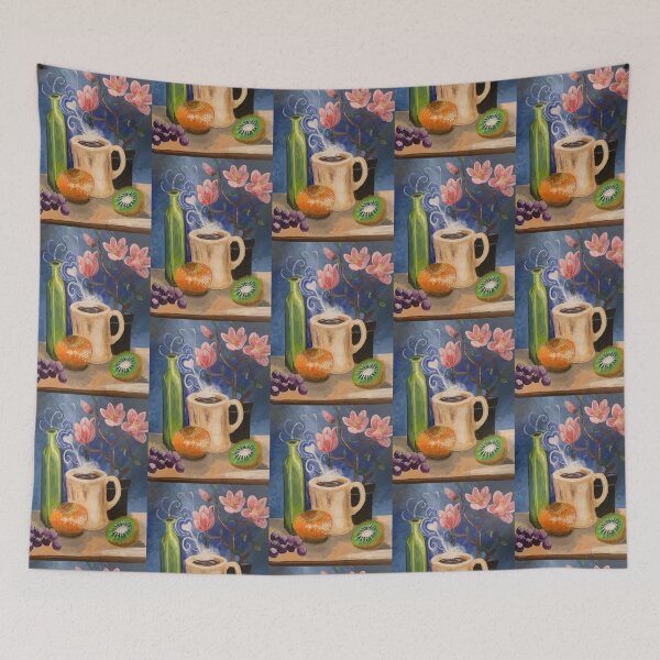 Item preview, A lovely steaming cup of coffee designed and sold by mazarte.