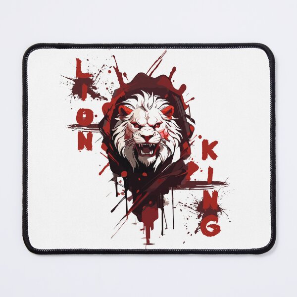 Item preview, Enraged Grunge Lion Design - Lion King designed and sold by GeoArtAdventure.