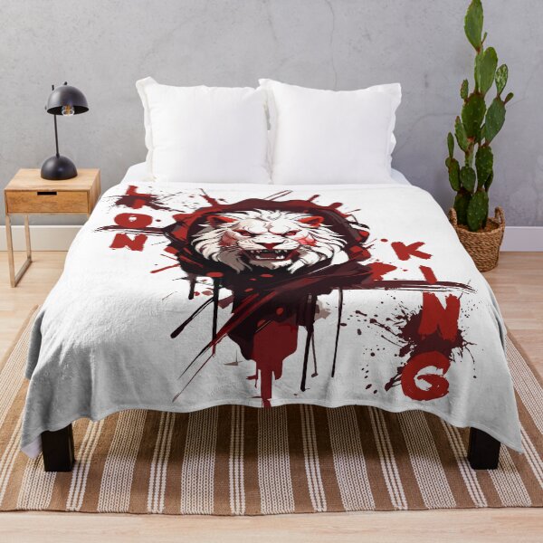 Item preview, Enraged Grunge Lion Design - Lion King designed and sold by GeoArtAdventure.