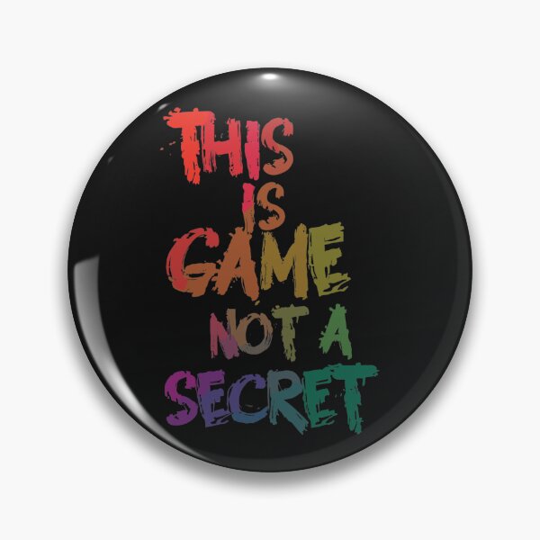Item preview, This Game No Secret 7 designed and sold by Psycho-Crazy.