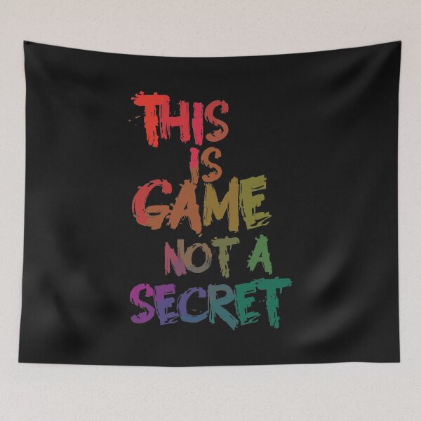 Item preview, This Game No Secret 7 designed and sold by Psycho-Crazy.